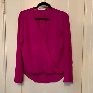 Veronica M Bell Sleeved High/Low Blouse